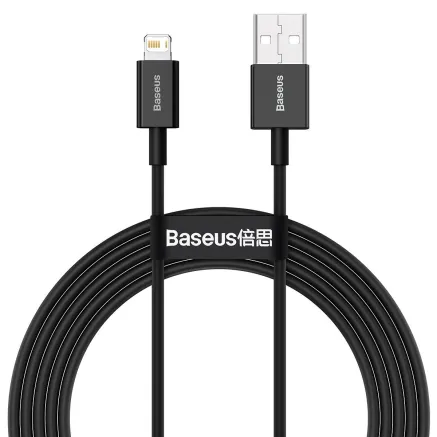 Baseus Superior Series Cable USB to iP 2.4A 1m (black) CALYS-A01