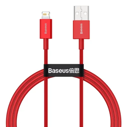 Baseus Superior Series Cable USB to iP 2.4A 1m (red) CALYS-A09