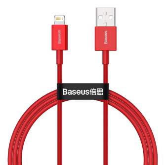 Cables - Baseus Superior Series Cable USB to iP 2.4A 1m (red) CALYS-A09 - quick order from manufacturer
