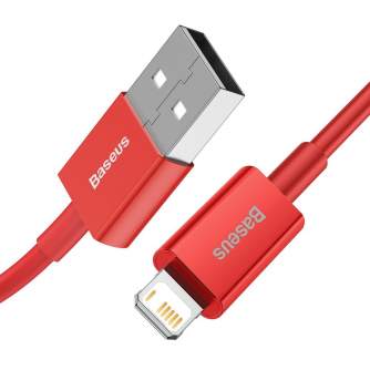 Cables - Baseus Superior Series Cable USB to iP 2.4A 1m (red) CALYS-A09 - quick order from manufacturer