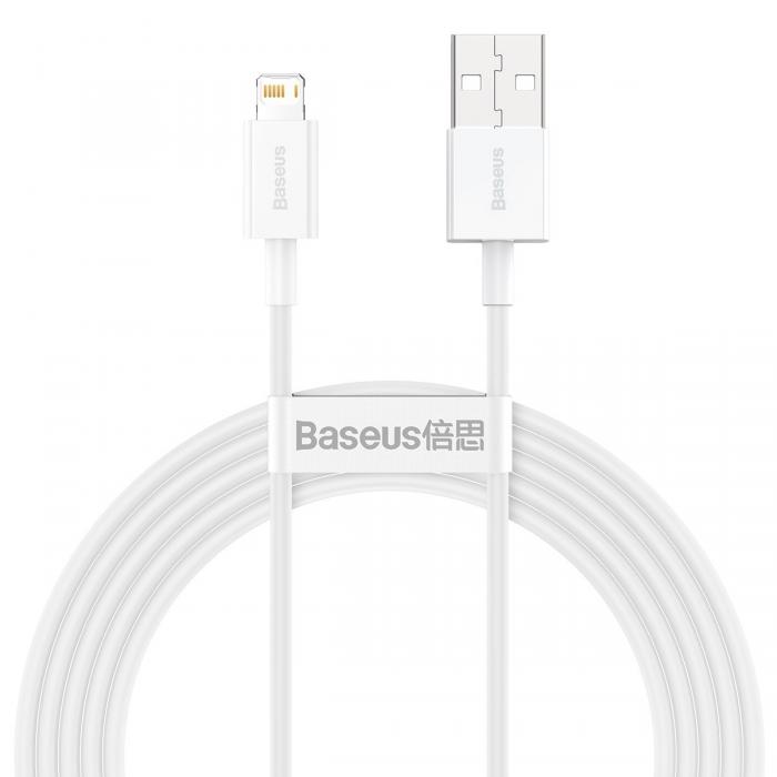 Кабели - Baseus Superior Series Cable USB to iP 2.4A 2m (white) CALYS-C02 - быстрый заказ от производителя