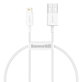 Kabeļi - Baseus Superior Series Cable USB to Lightning, 2.4A, 0,25m (white) CALYS-02 - ātri pasūtīt no ražotāja