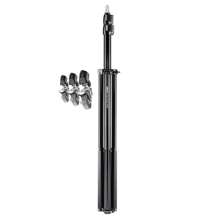 Gaismas statīvs uz riteņiem Walimex FW-806 + Wheels Pro 13399 ar gaisa amortizāc