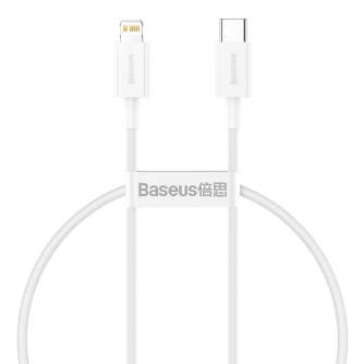 Кабели - Baseus Superior Series Cable USB-C to Lightning, 20W, PD, 0,25m (white) CATLYS-02 - быстрый заказ от производителя