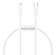 Kabeļi - Baseus Superior Series Cable USB-C to Lightning, 20W, PD, 0,25m (white) CATLYS-02 - ātri pasūtīt no ražotājaKabeļi - Baseus Superior Series Cable USB-C to Lightning, 20W, PD, 0,25m (white) CATLYS-02 - ātri pasūtīt no ražotāja
