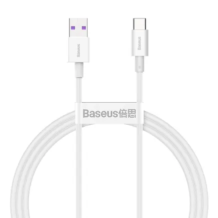 Baseus Superior Series Cable USB to USB-C, 66W, 1m (white) CATYS-02