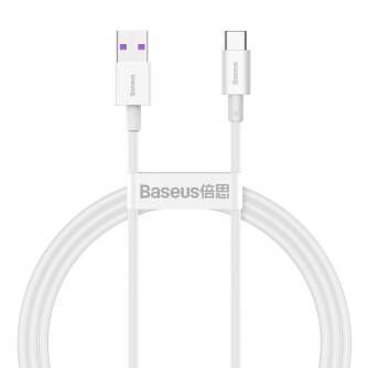 Cables - Baseus Superior Series Cable USB to USB-C, 66W, 1m (white) CATYS-02 - quick order from manufacturer