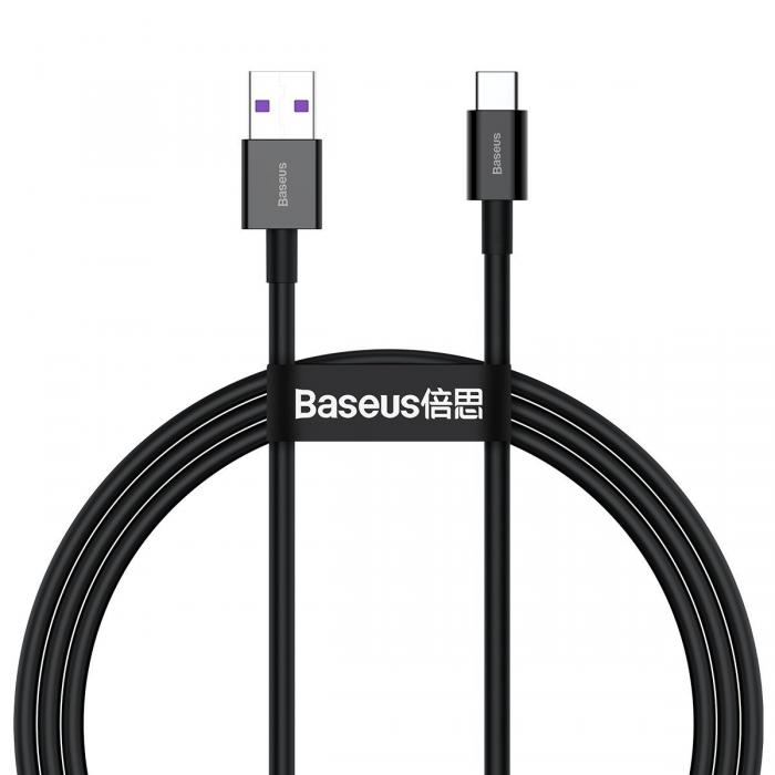 Kabeļi - Baseus Superior Series Cable USB to USB-C, 66W, 1m (black) CATYS-01 - perc šodien veikalā un ar piegādi