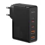 Wall charger - Travel Charger Baseus GaN2 Pro Quick 2x USB + 2x USB-C, 100W, EU (Black) CCGAN2P - быстрый заказ от производителя