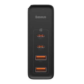 Baterijas, akumulatori un lādētāji - Travel Charger Baseus GaN2 Pro Quick 2x USB + 2x USB-C, 100W, EU (Black) CCGAN2P - ātri pasūtīt no ražotāja