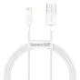 Kabeļi - Baseus Superior Series Cable USB to Lightning, 2.4A, 1m (white) CALYS-A02 - ātri pasūtīt no ražotāja