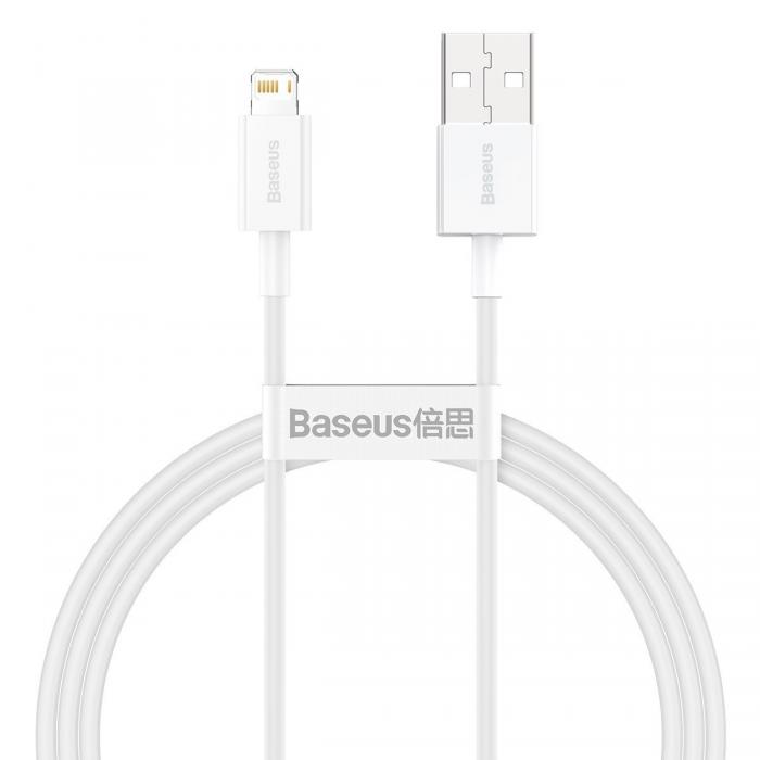Кабели - Baseus Superior Series Cable USB to Lightning, 2.4A, 1m (white) CALYS-A02 - быстрый заказ от производителя