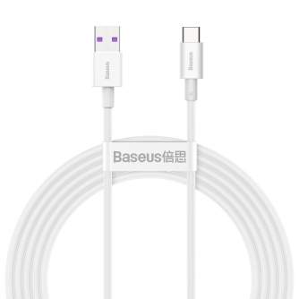 Kabeļi - Baseus Superior Series Cable USB to USB-C, 66W, 2m (white) CATYS-A02 - perc šodien veikalā un ar piegādi