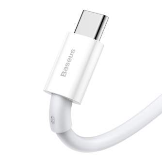Kabeļi - Baseus Superior Series Cable USB to USB-C, 66W, 2m (white) CATYS-A02 - купить сегодня в магазине и с доставкой