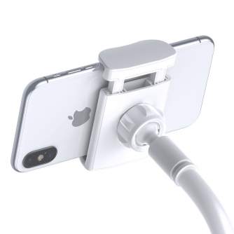 Telefonu statīvi - Baseus Handle with clip for smartphone or tablet (silver) SULR-0S - ātri pasūtīt no ražotāja