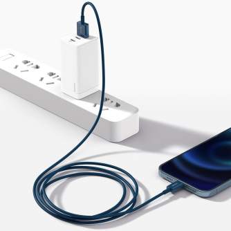 Кабели - Baseus Superior Series Cable USB to iP 2.4A 1m (blue) CALYS-A03 - быстрый заказ от производителя