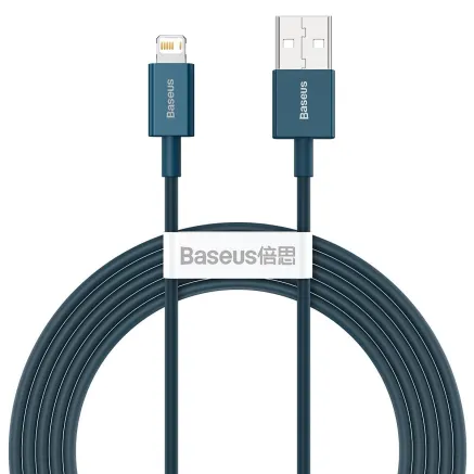 Baseus Superior Series Cable USB to iP 2.4A 2m (blue) CALYS-C03