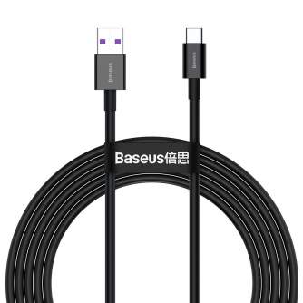 Kabeļi - Baseus Superior Series Cable USB to USB-C, 66W, 2m (black) CATYS-A01 - perc šodien veikalā un ar piegādi