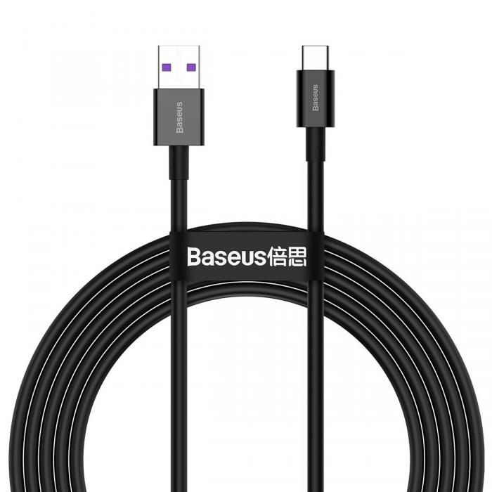 Kabeļi - Baseus Superior Series Cable USB to USB-C, 66W, 2m (black) CATYS-A01 - ātri pasūtīt no ražotāja