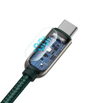 Кабели - Baseus Display Cable USB-C to USB-C 100W 1m (green) CATSK-B06 - быстрый заказ от производителя