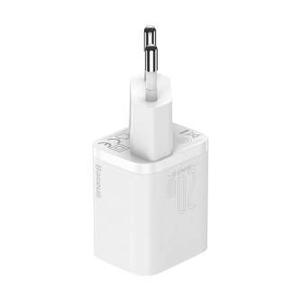 Batteries and chargers - Baseus Super Si Quick Charger 1C 20W with USB-C cable for Lightning 1m (white) - quick order from manufacturer