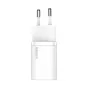 Wall charger - Baseus Super Si Quick Charger 1C 25W with USB-C cable for USB-C 1m (white) - quick order from manufacturer