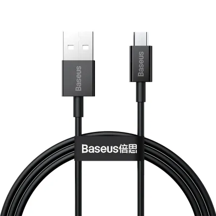 Baseus Superior Series Cable USB to micro USB, 2A, 1m (black) CAMYS-01