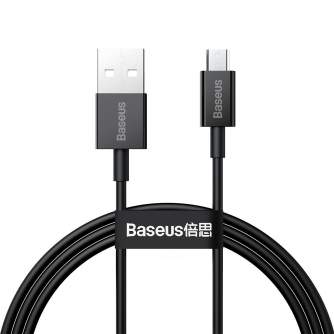 Cables - Baseus Superior Series Cable USB to micro USB, 2A, 1m (black) CAMYS-01 - quick order from manufacturer