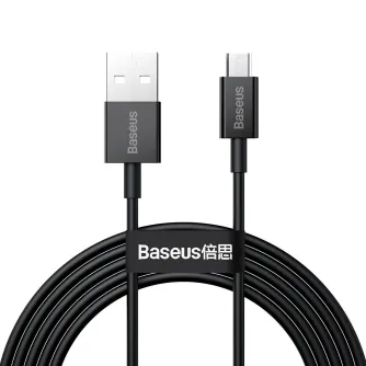 Cables - Baseus Superior Series Cable USB to micro USB, 2A, 2m (black) CAMYS-A01 - quick order from manufacturer