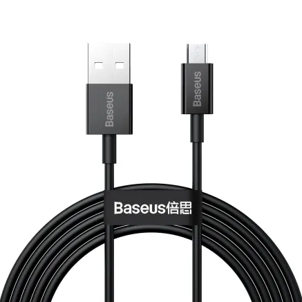 Baseus Superior Series Cable USB to micro USB, 2A, 2m (black) CAMYS-A01