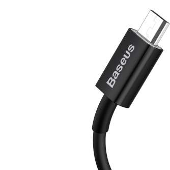 Cables - Baseus Superior Series Cable USB to micro USB, 2A, 2m (black) CAMYS-A01 - quick order from manufacturer