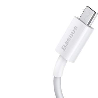 Cables - Baseus Superior Series Cable USB to micro USB, 2A, 1m (white) CAMYS-02 - quick order from manufacturer