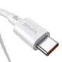 Kabeļi - Baseus Superior Series Cable USB-C to USB-C, 100W, 1m (white) CATYS-B02 - ātri pasūtīt no ražotāja