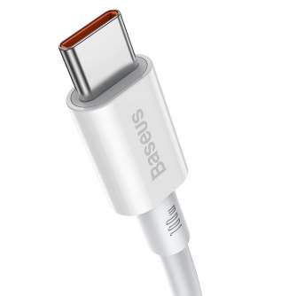 Kabeļi - Baseus Superior Series Cable USB-C to USB-C, 100W, 1m (white) CATYS-B02 - ātri pasūtīt no ražotāja