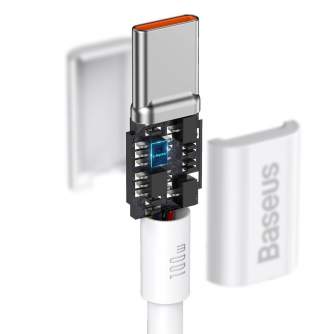 Kabeļi - Baseus Superior Series Cable USB-C to USB-C, 100W, 1m (white) CATYS-B02 - ātri pasūtīt no ražotāja