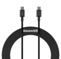 Kabeļi - Baseus Superior Series Cable USB-C to USB-C, 100W, 2m (black) CATYS-C01 - ātri pasūtīt no ražotājaKabeļi - Baseus Superior Series Cable USB-C to USB-C, 100W, 2m (black) CATYS-C01 - ātri pasūtīt no ražotāja
