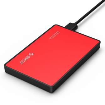 Hard drives & SSD - Hard drive external enclosure Orico SSD/HDD 2.5 SATA III (red) 2588US3-V1-RD-BP - quick order from manufacturer