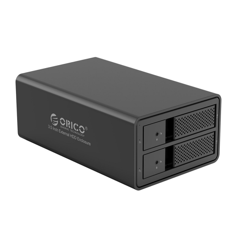Hard Drive Enclosure Orico For 2 Bay 3.5 Hdd Usb 3.0 Type B 9528u3 eu bk bp 9528U3 EU BK BP