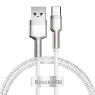 Кабели - USB cable for USB-C Baseus Cafule, 66W, 1m (white) CAKF000102 - быстрый заказ от производителя