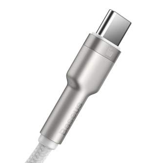 Kabeļi - USB cable for USB-C Baseus Cafule, 66W, 1m (white) CAKF000102 - ātri pasūtīt no ražotāja