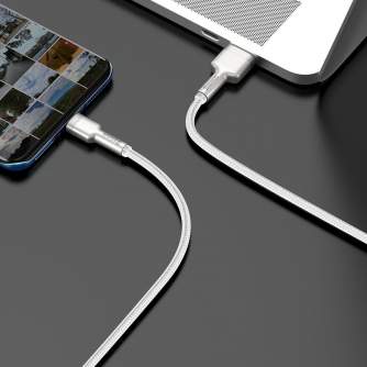 Kabeļi - USB cable for USB-C Baseus Cafule, 66W, 1m (white) CAKF000102 - ātri pasūtīt no ražotāja