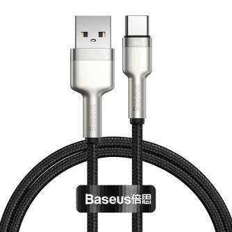 Cables - USB cable for USB-C Baseus Cafule, 66W, 1m (black) CAKF000101 - quick order from manufacturer