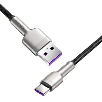 Кабели - Кабель USB для USB-C Baseus Cafule, 66 Вт, 1 м (черный) CAKF000101 - быстрый заказ от производителя