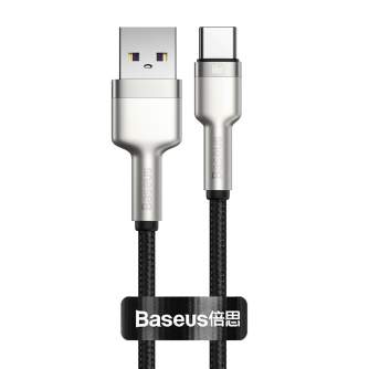 Кабели - USB cable for USB-C Baseus Cafule, 66W, 0.25m (black) CAKF000001 - быстрый заказ от производителя
