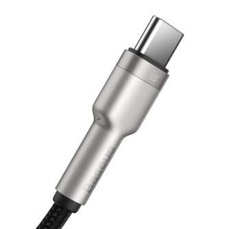Kabeļi - USB cable for USB-C Baseus Cafule, 66W, 0.25m (black) CAKF000001 - ātri pasūtīt no ražotāja