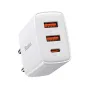 Wall charger - adowarka sieciowa Baseus Compact Quick Charger, 2xUSB, USB-C, PD, 3A, 30W (biaa) - quick order from manufacturer