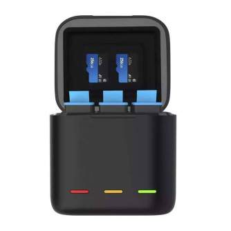 Sortimenta jaunumi - Telesin 3-slot charger Box + 3 batteries for GoPro Hero 11 / 10 / 9 GP-BNC-902 - ātri pasūtīt no ražotāja
