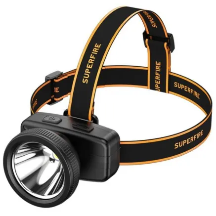Headlight Superfire HL55, 150lm, USB-C HL55