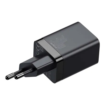 Baseus Super Si Pro Quick Charger USB + USB-C 30W (black) CCSUPP-E01