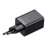 Wall charger - Baseus Super Si Pro Quick Charger USB + USB-C 30W (black) CCSUPP-E01 - quick order from manufacturerWall charger - Baseus Super Si Pro Quick Charger USB + USB-C 30W (black) CCSUPP-E01 - quick order from manufacturer